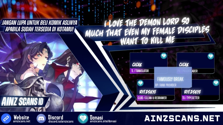 I Love The Demon Lord So Much That Even My Female Disciples Want To Kill Me Chapter 57 Halaman 1