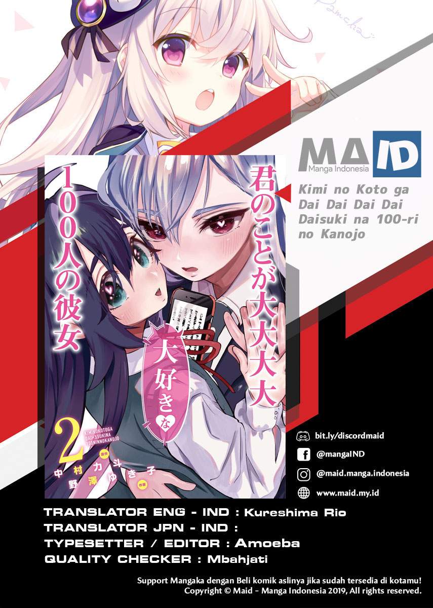 Kimi No Koto Ga Dai Dai Dai Dai Daisuki Na 100 Ri No Kanojo Chapter 32 Halaman 2