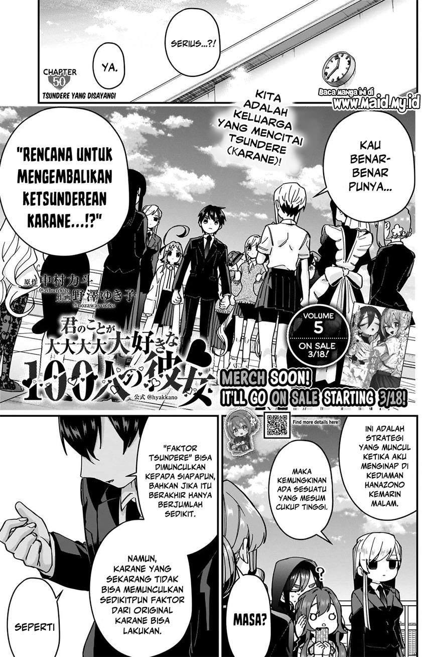 Kimi No Koto Ga Dai Dai Dai Dai Daisuki Na 100 Ri No Kanojo Chapter 50 Halaman 3