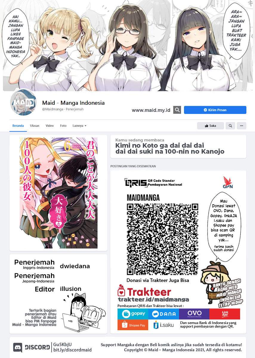 Kimi No Koto Ga Dai Dai Dai Dai Daisuki Na 100 Ri No Kanojo Chapter 54.1 Halaman 2