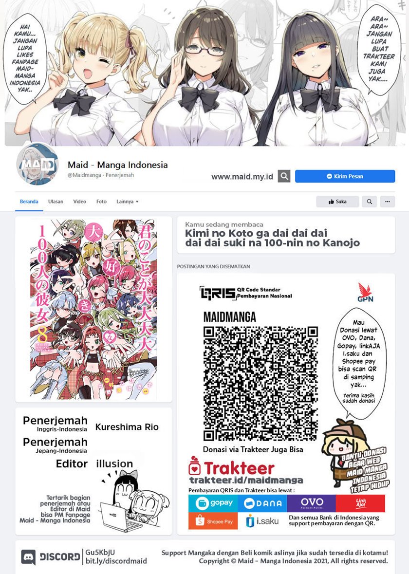 Kimi No Koto Ga Dai Dai Dai Dai Daisuki Na 100 Ri No Kanojo Chapter 74 Halaman 2