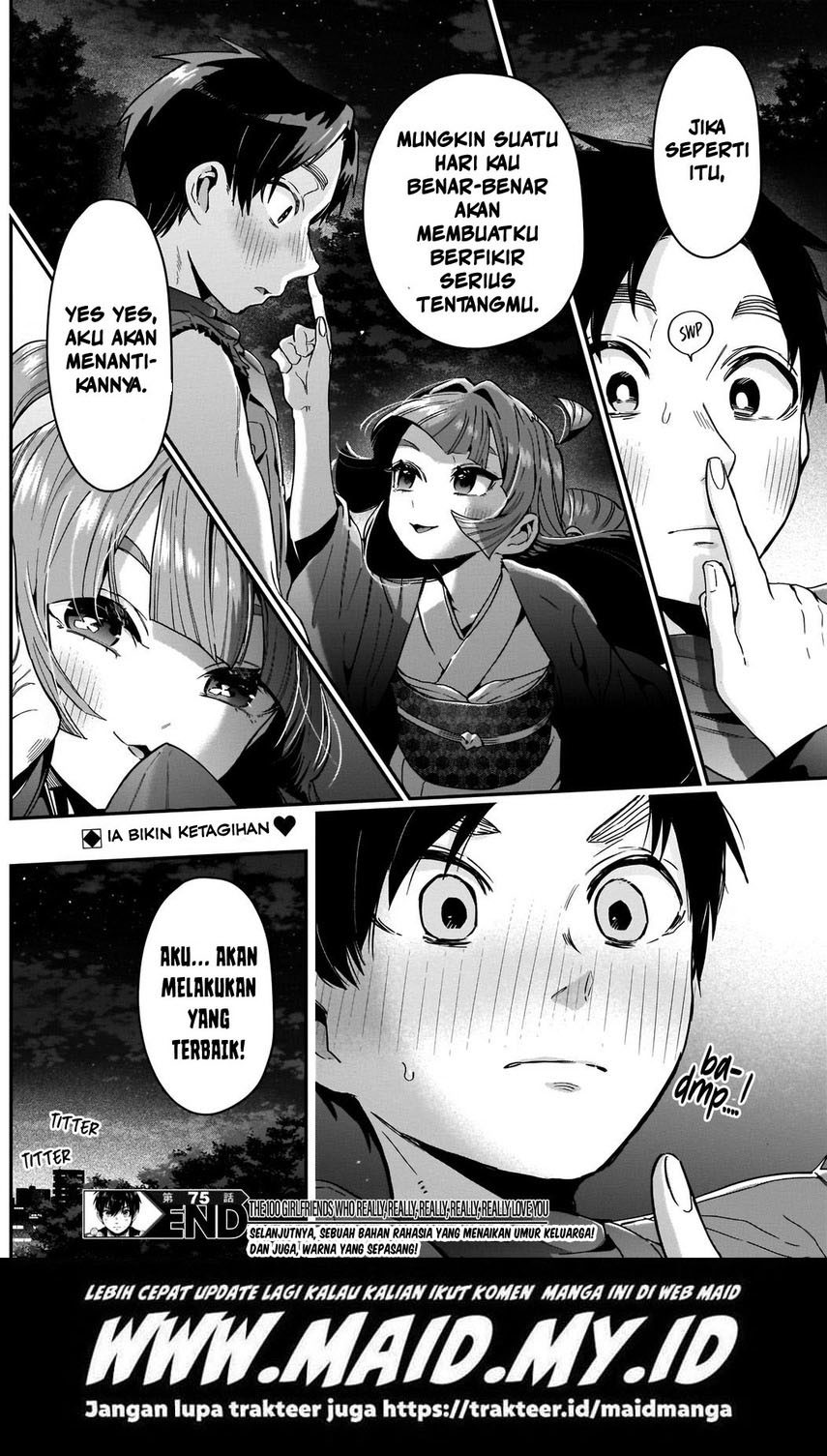 Kimi No Koto Ga Dai Dai Dai Dai Daisuki Na 100 Ri No Kanojo Chapter 75 Halaman 22