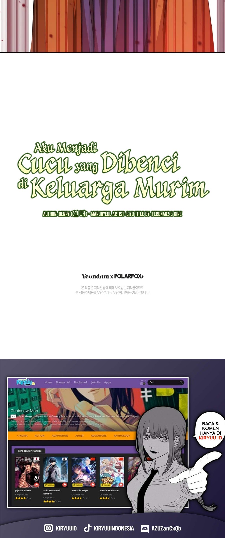 I Became The Despised Granddaughter Of The Murim Family Chapter 32 Halaman 55